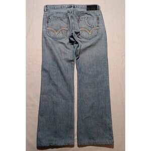 Vtg Levi's SILVERTAB Ltd Edition Slim Straight Med Wash Blue Denim Jeans 33x30